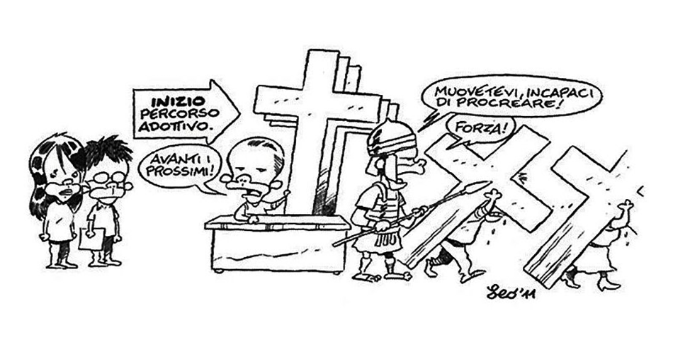 Leo-ortolani-graphic-novel-bao-publishing-about-bologna-due-figlie-adozione