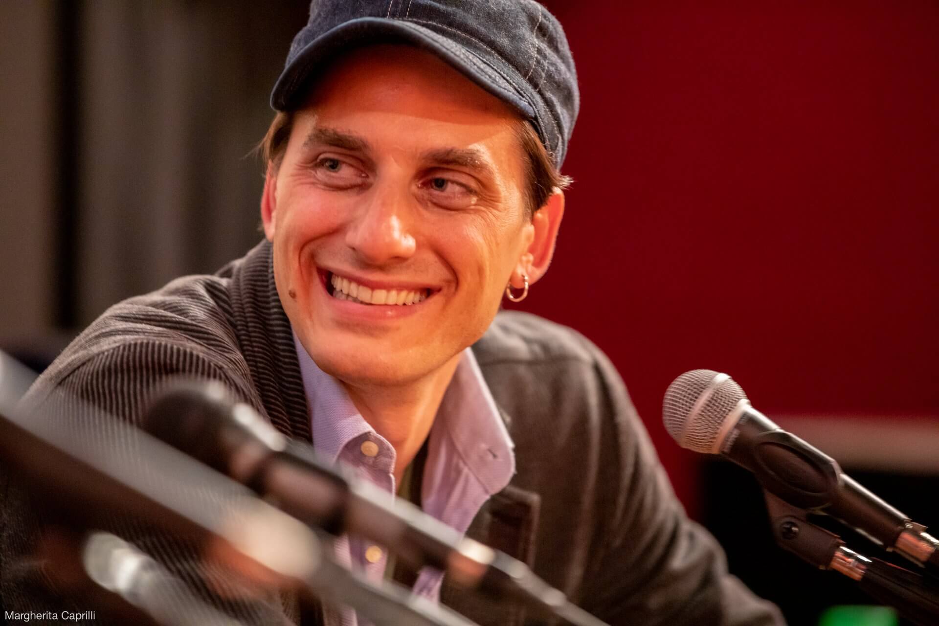 Luca Marinelli alla Cineteca di Bologna, foto di Margherita Caprilli Ritratto di Luca Marinelli, ospite alla Cineteca di Bologna