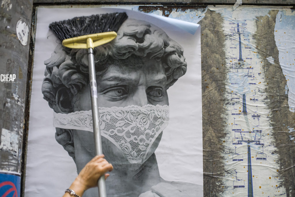 1 – CHEAP street poster art _ RECLAIM _ call for artist 2020 _ ph Michele Lapini