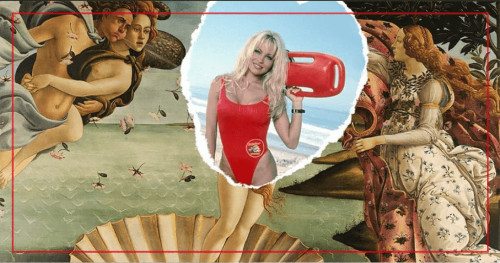 pamela-anderson-venere-di-botticelli-robe-artistiche