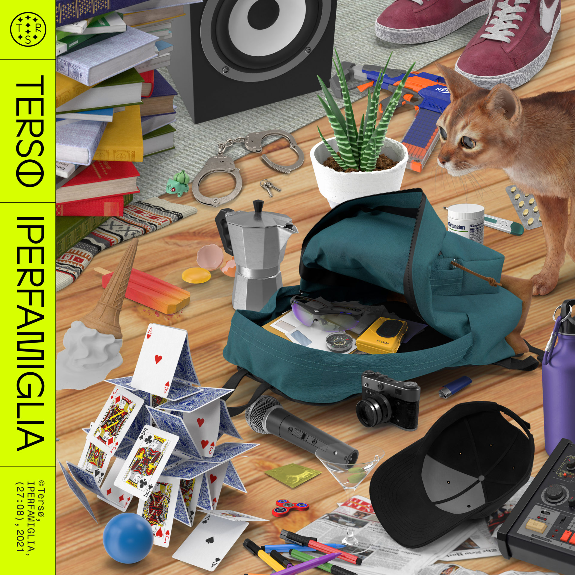 Iperfamiglia cover album Terso by @studioframes