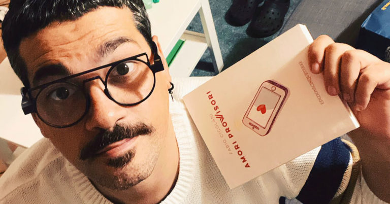 Fabio Cicolani libro amori provvisori copertina